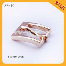 SB19 Custom fashion small metal belt buckle for shoes